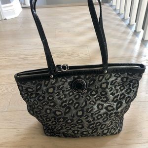 Coach Leopard print tote